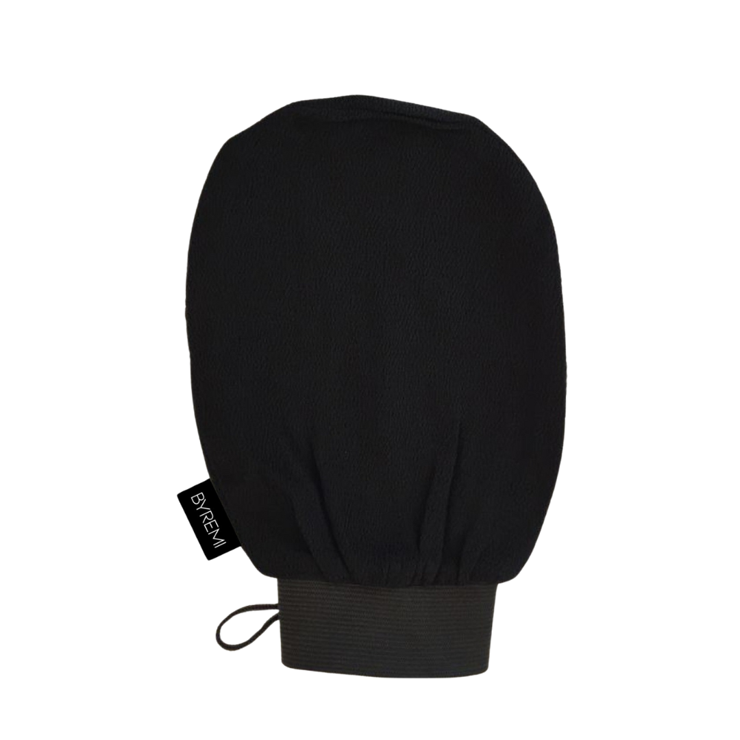 self tanning lotion exfoliating mitt Byremi product photo