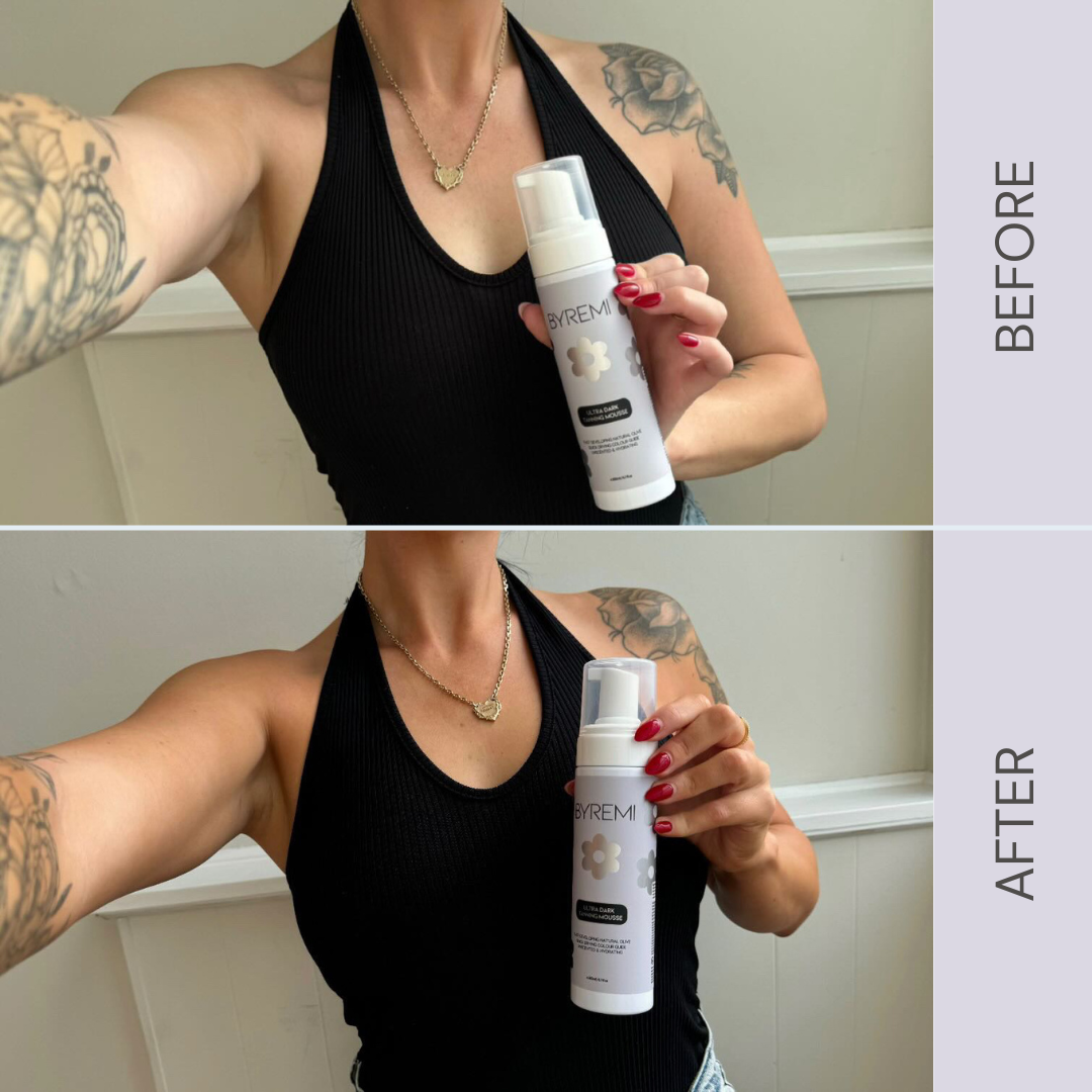 ultra dark fake tan results