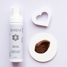medium dark self_tan_product_flat_lay and mousse texture 
